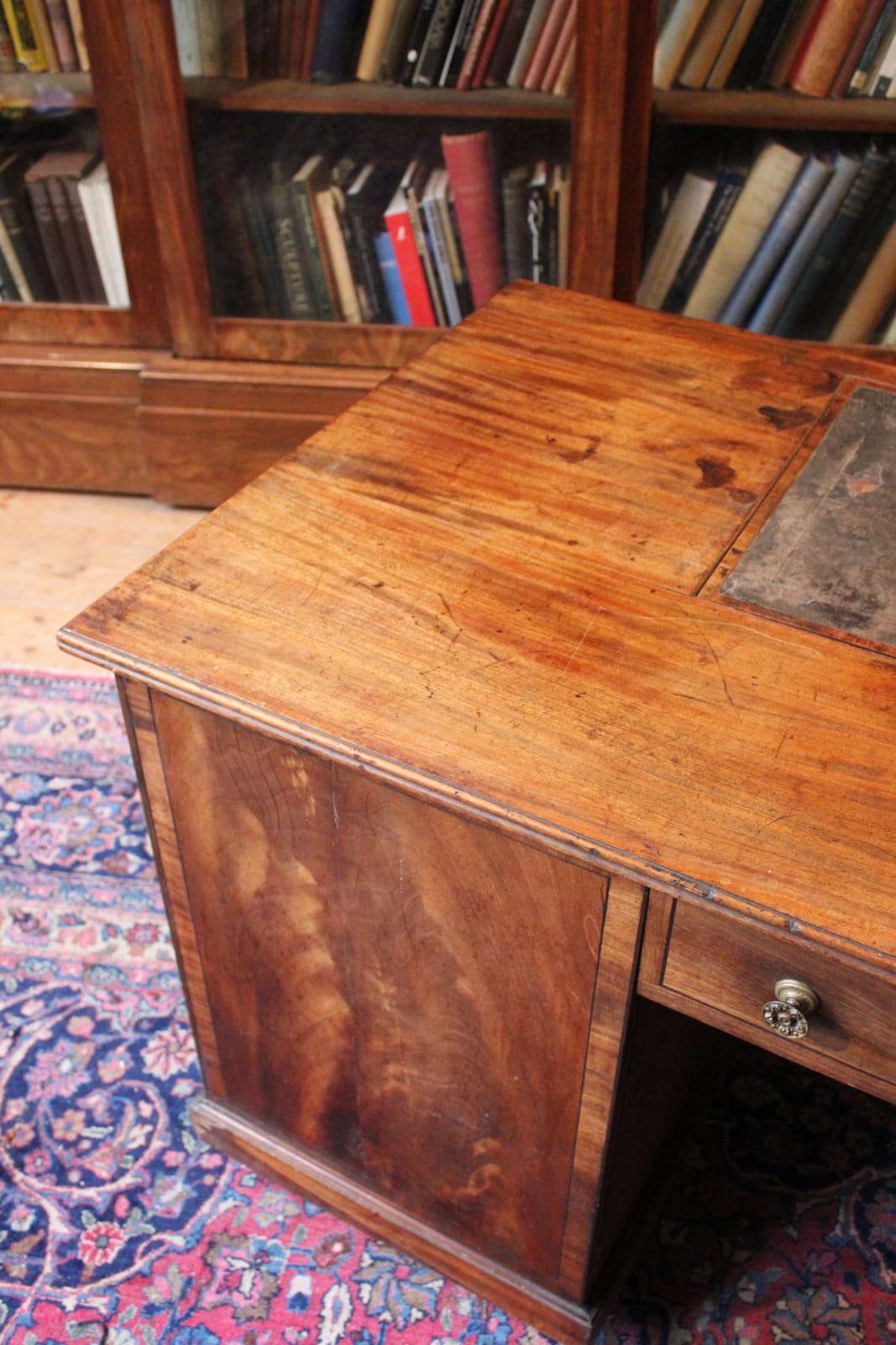 Regency mahogany partners desk, Circa 1815