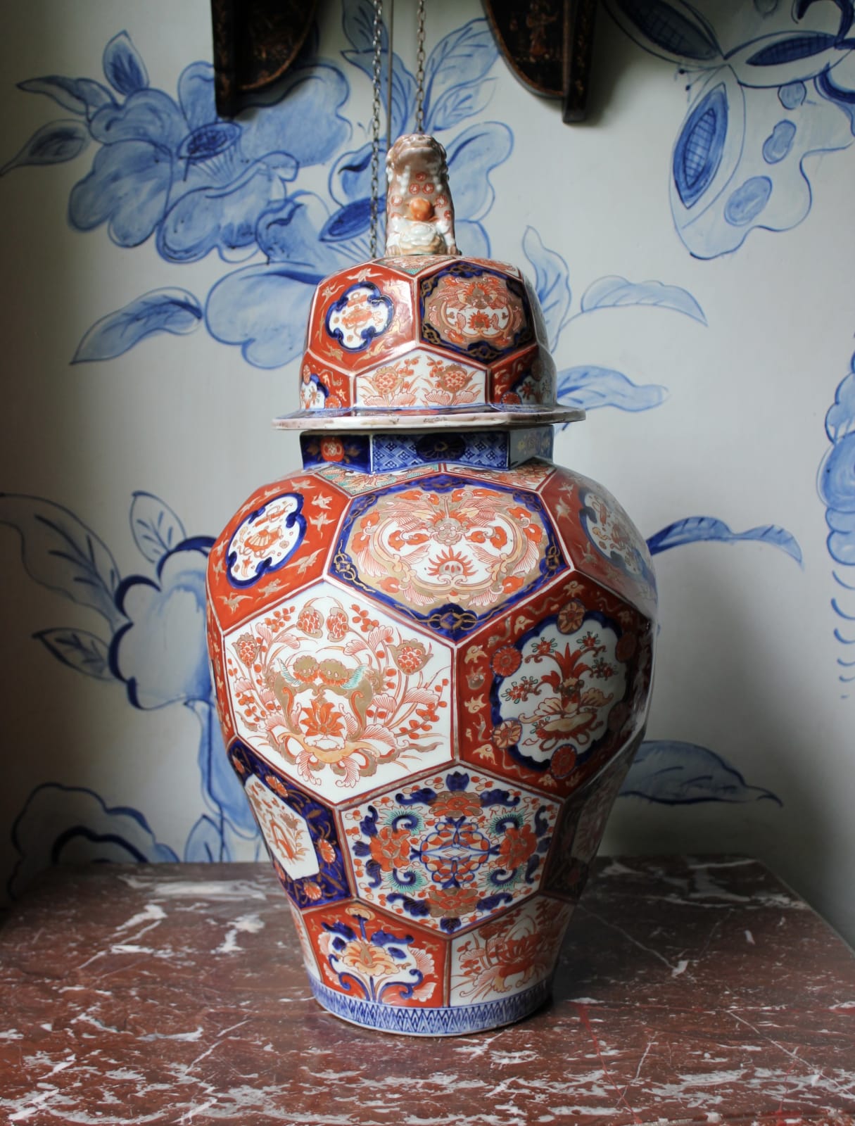 Large 19th century Imari vase
