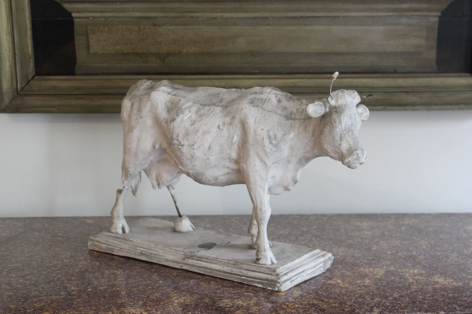 19th century plaster model of a cow by D. Brucciani & Co, London
