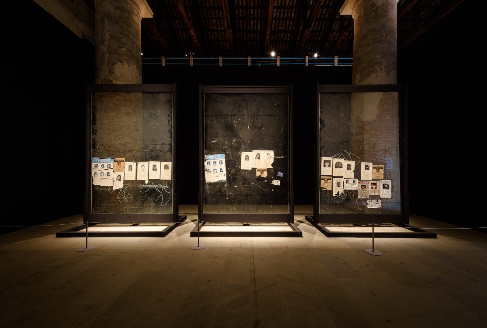 Installation view, Teresa Margolles: May You Live in Interesting Times, Venice Biennale, Venice, Italy, 2019