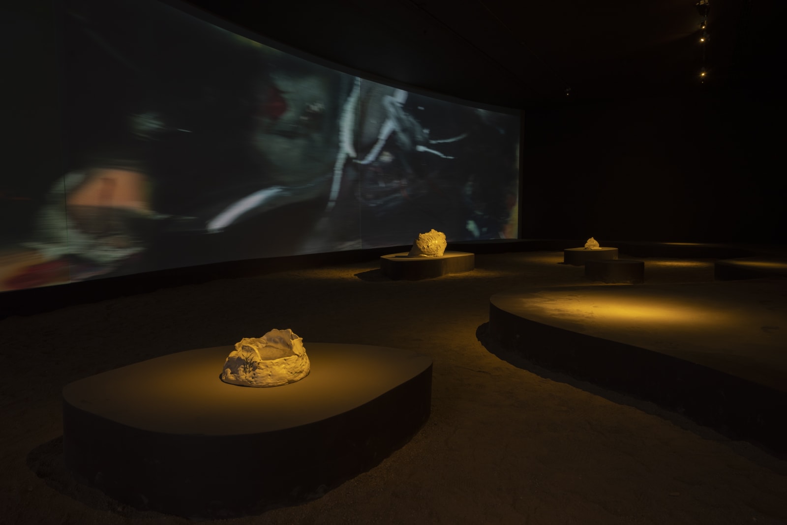 Installation view, Leiko Ikemura: Year of the Usagi, MAZ Museo de Arte Zapopan, Guadalajara, Mexico, 2023