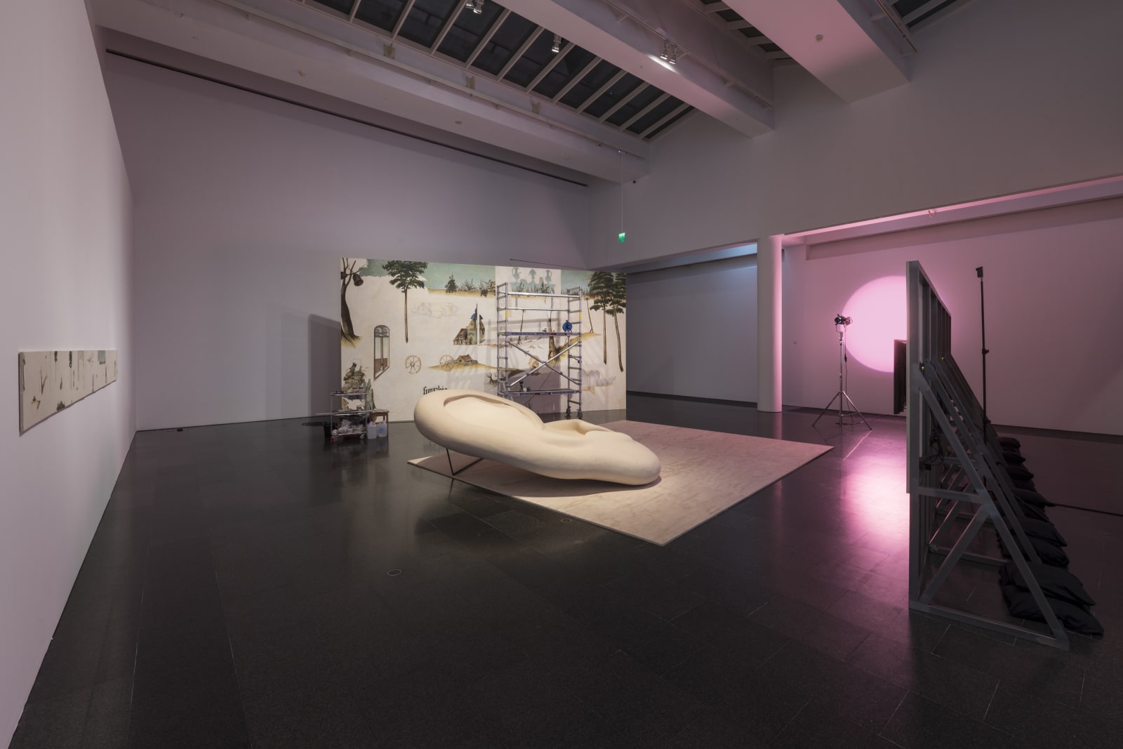 Installation view, Melanie Smith: Farce and Artifice, MACBA, Barcelona, Spain, 2018