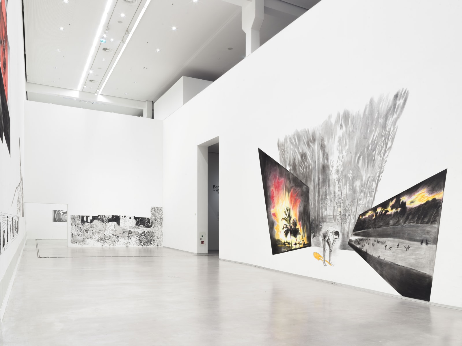 Installation view, Marc Bauer, Berlinische Galerie, Berlin, Germany, 2020-2021
