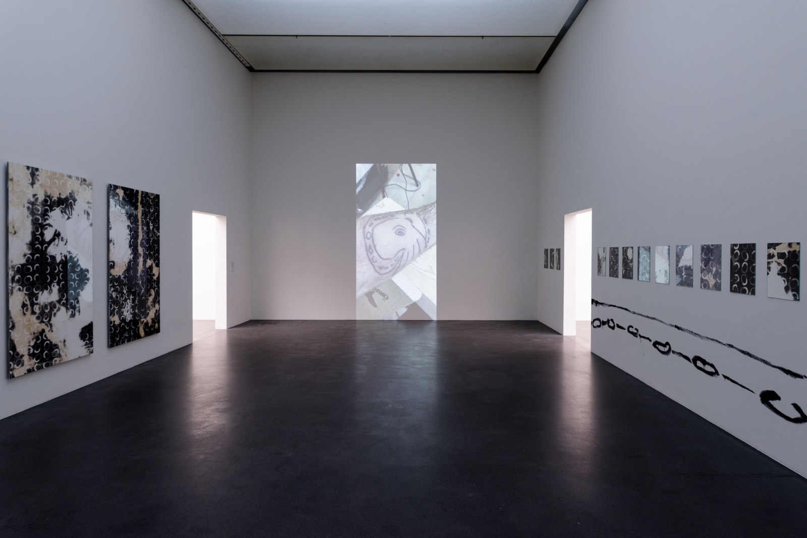 Installation view, WARUM ICH MICH IN EINE NACHTIGALL VERWANDELT HABE: Fabian Marti, Kunstmuseum Luzern, Luzern, Switzerland, 2016