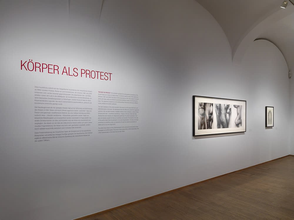 Installation view, John Coplans: The Body as Protest, Albertina, Vienna, Austria, 2012