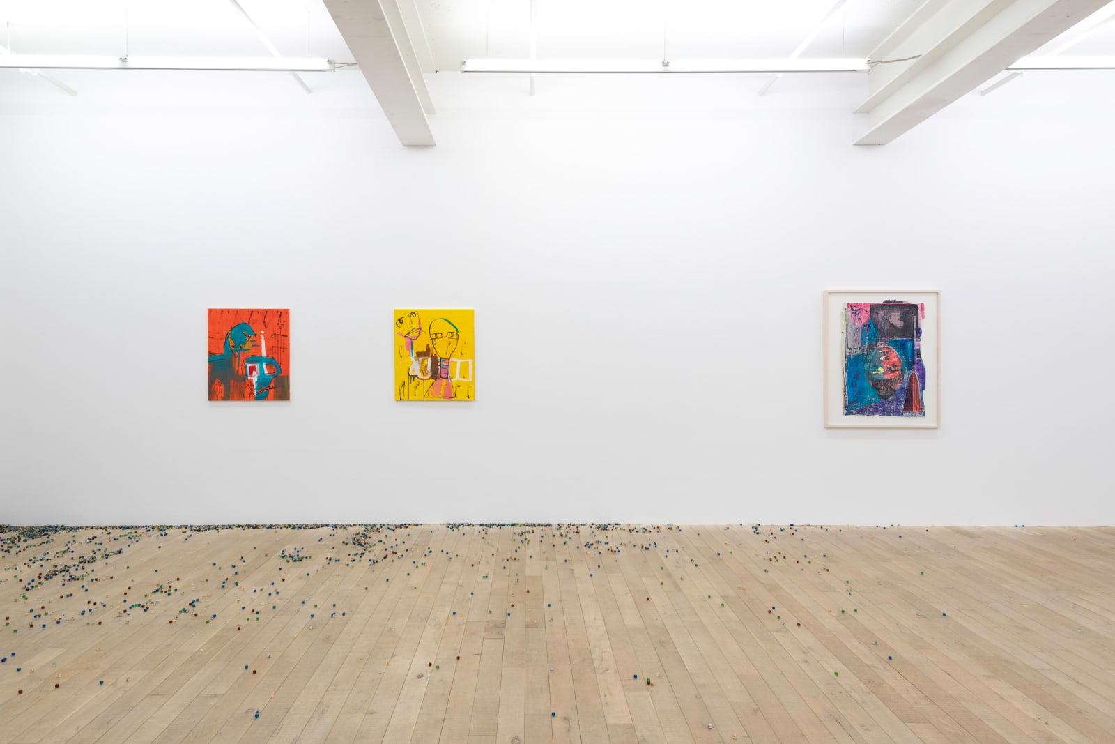 Installation view, Maja Bajevic: Watch Your Step, Galerie Peter Kilchmann, Zurich, Switzerland, 2022