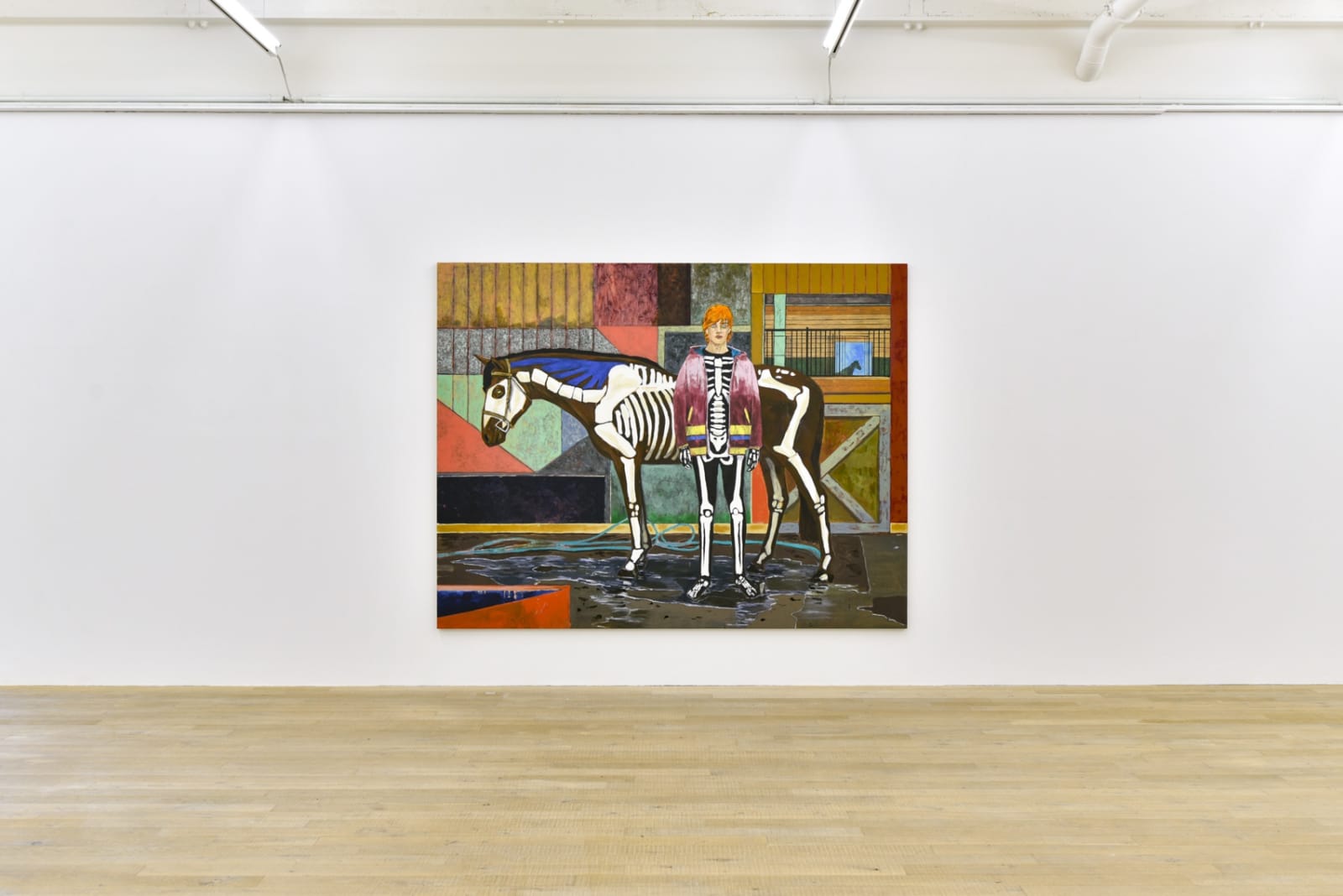 Installation view, Hernan Bas: Interiors, Galerie Peter Kilchmann, Zurich, Switzerland, 2020