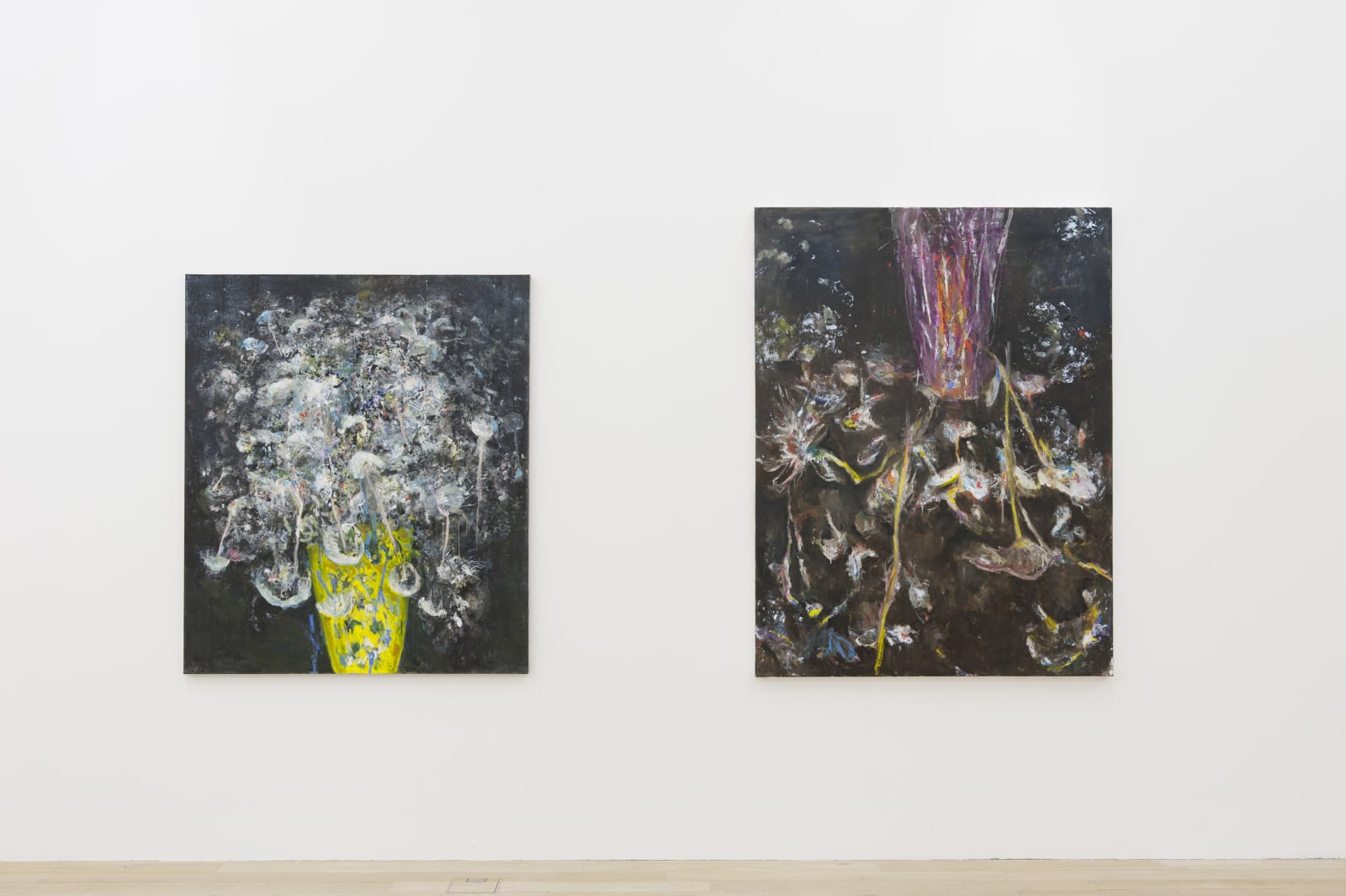 Installation view, Valérie Favre: Paintings, Galerie Peter Kilchmann, Zurich, Switzerland, 2013, Photo: Sebastian Schaub