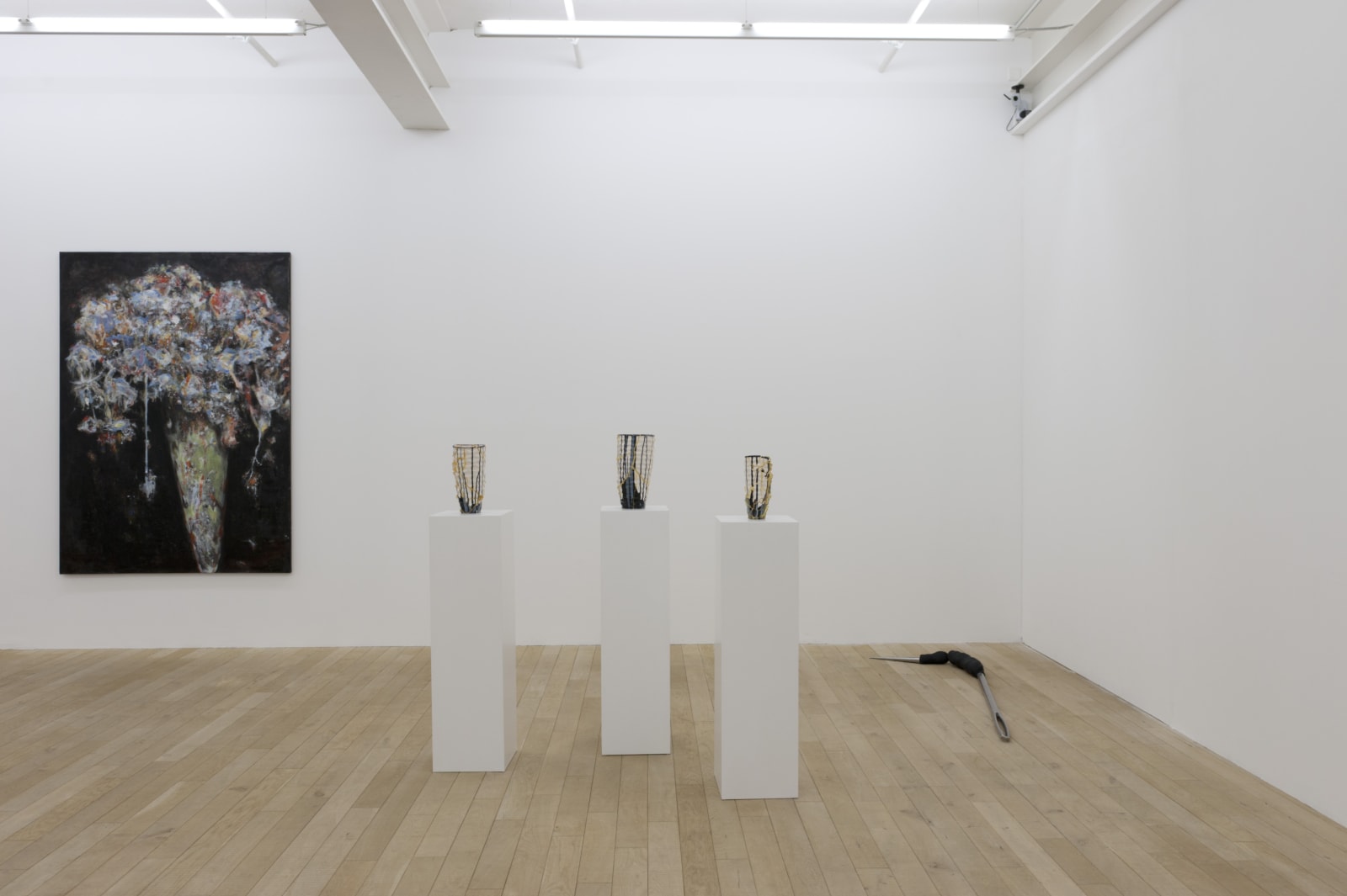 Installation view, Valérie Favre: Paintings, Galerie Peter Kilchmann, Zurich, Switzerland, 2013, Photo: Sebastian Schaub