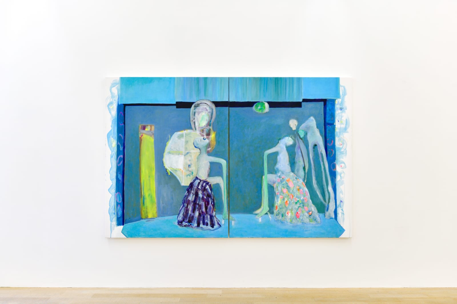 Installation view, Valérie Favre: Bateaux des poètes, Galerie Peter Kilchmann, Zurich, Switzerland, 2021, Photo: Sebastian Schaub