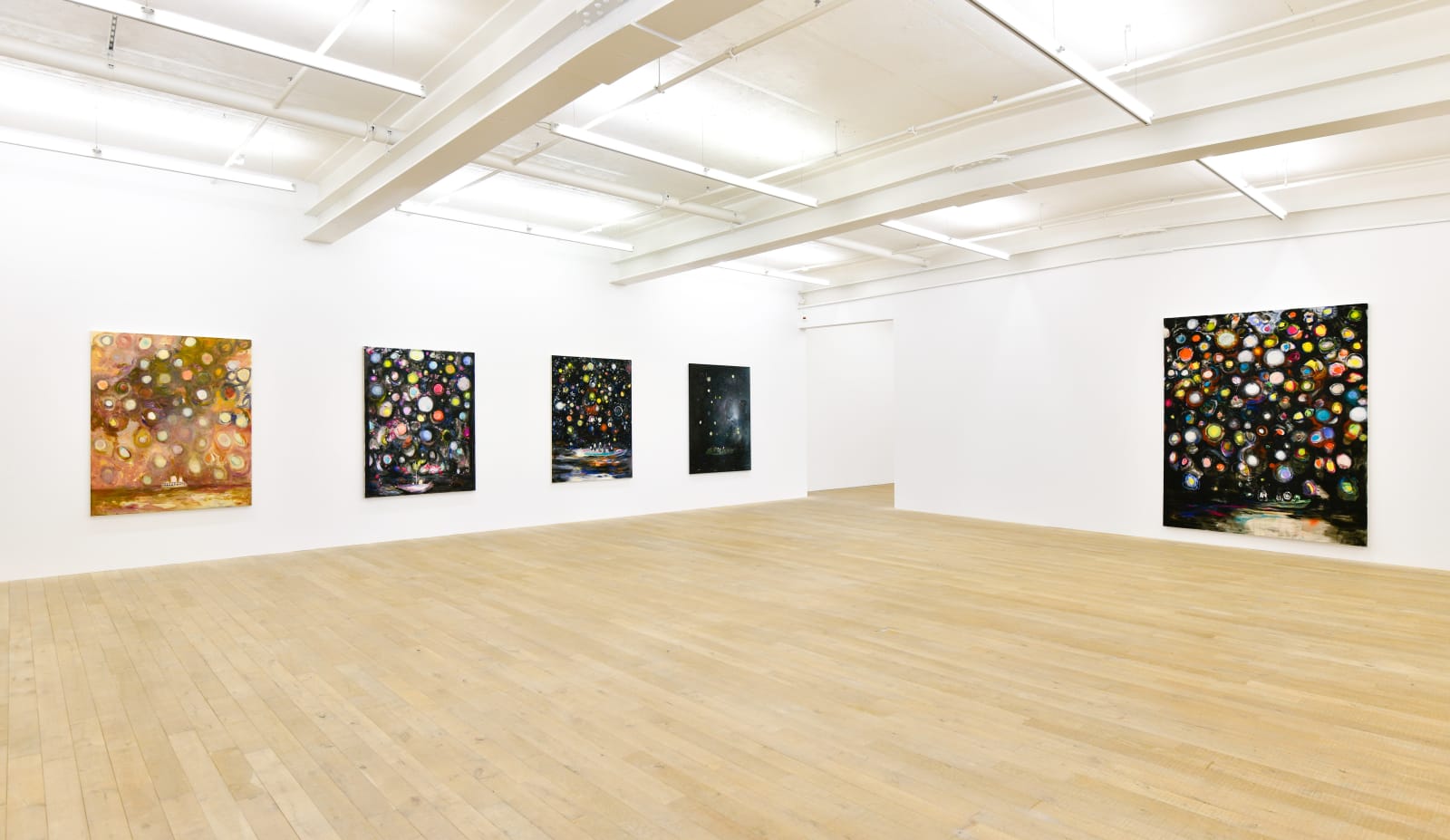 Installation view, Valérie Favre: Bateaux des poètes, Galerie Peter Kilchmann, Zurich, Switzerland, 2021, Photo: Sebastian Schaub