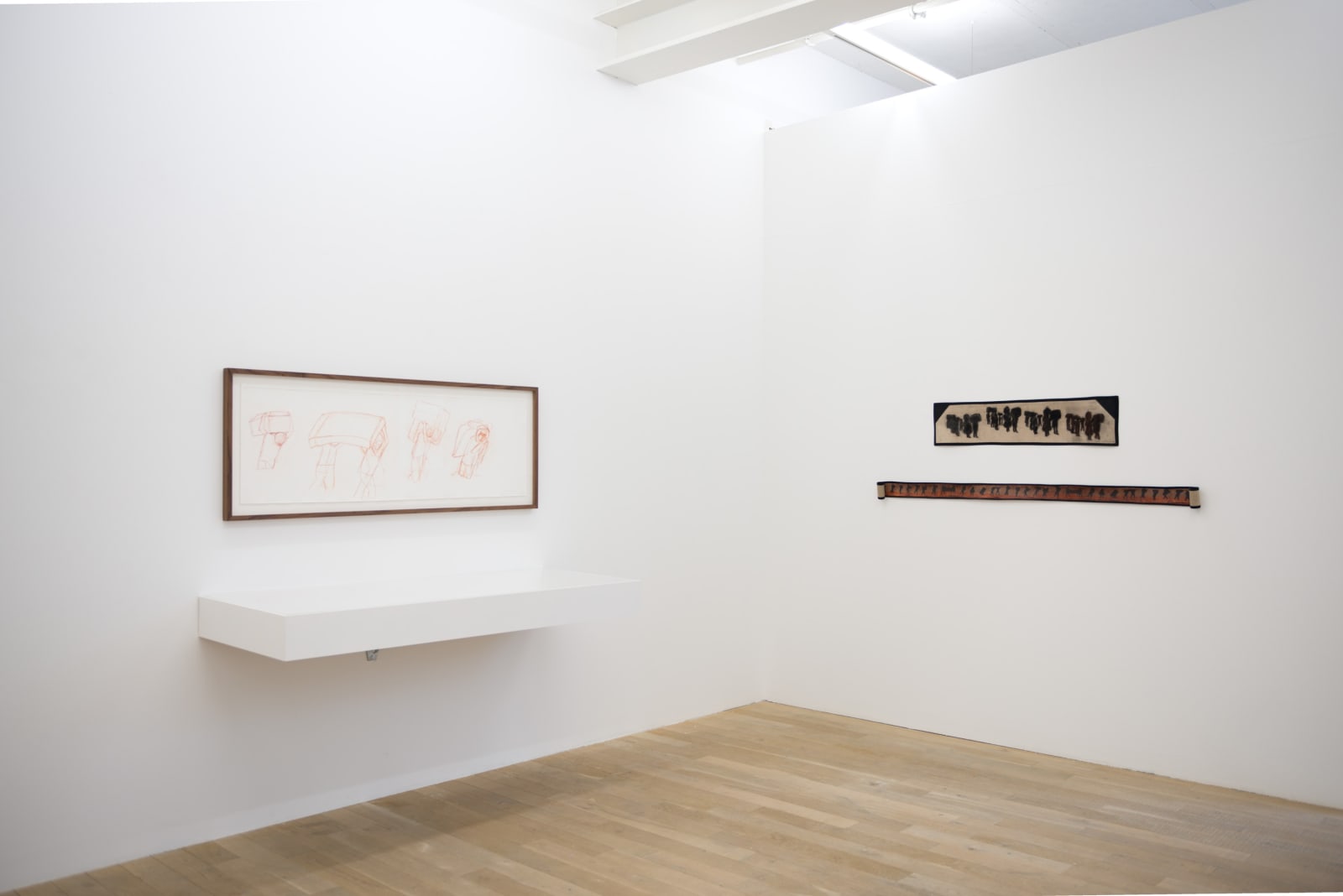 Installation view, Beatriz González: Desplazamientos Forzados y Paisajes Elementales, Galerie Peter Kilchmann, Zurich, Switzerland, 2017, Photo: Sebastian Schaub
