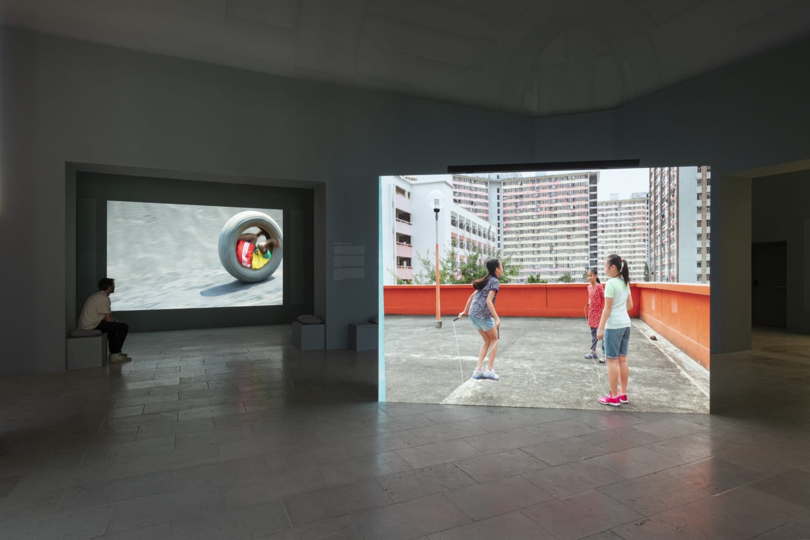 Installation view, Francis Alÿs: The Nature of the Game, Belgian Pavilion, Venice Biennale Arte 2022, Photo: Dario Lasagni