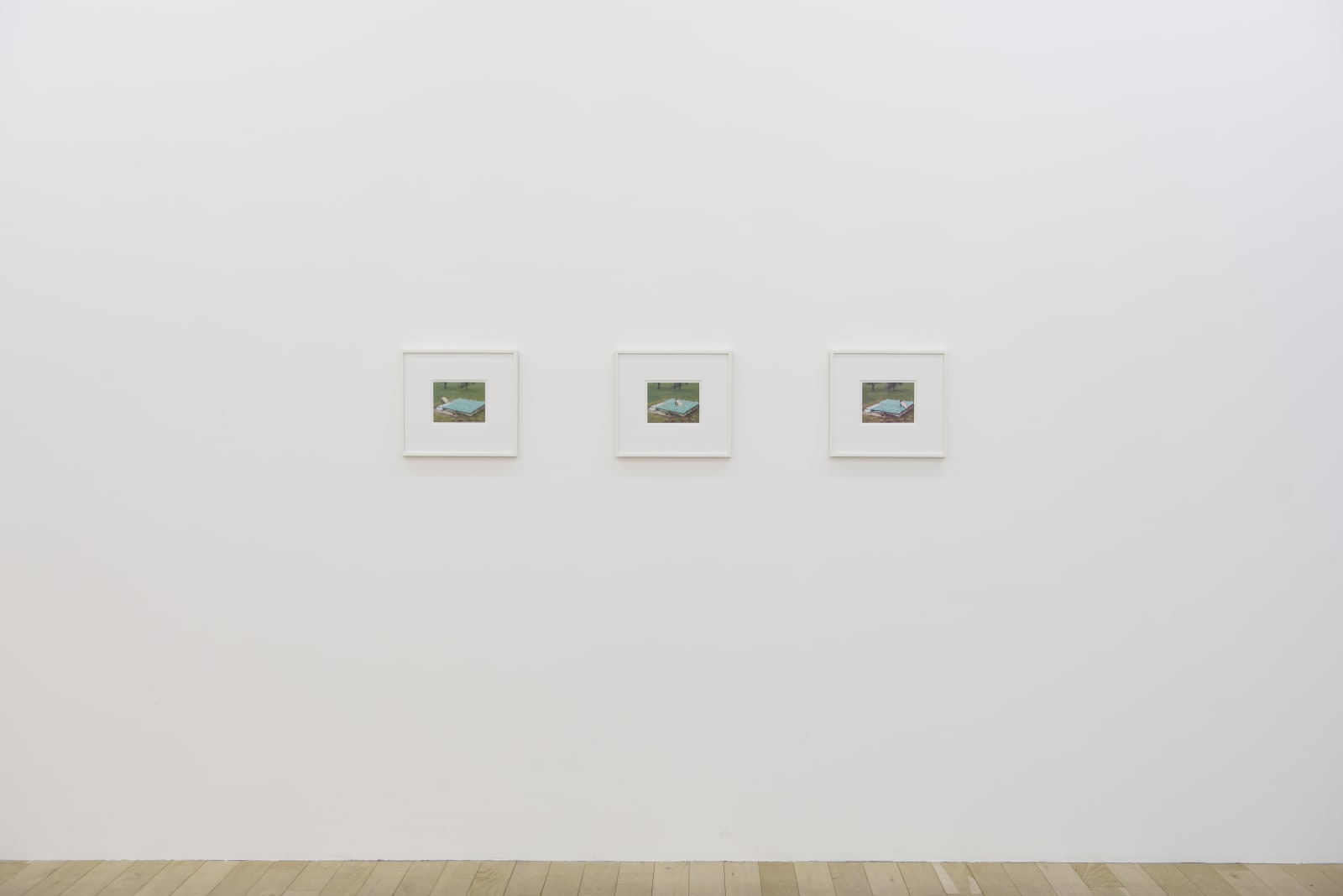 Installation view, Bruno Jakob: Hovering and Pulsing, Galerie Peter Kilchmann, Zurich, Switzerland, 2015, Photo: Sebastian Schaub