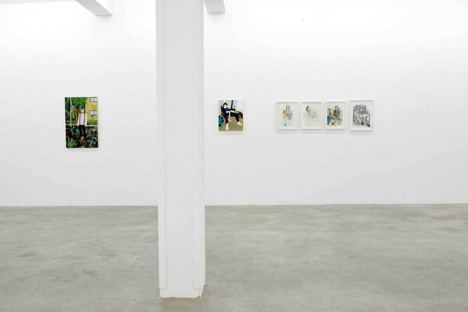 Installation view, Raffi Kalenderian: Satellites, Galerie Peter Kilchmann, Zurich, Switzerland, 2008
