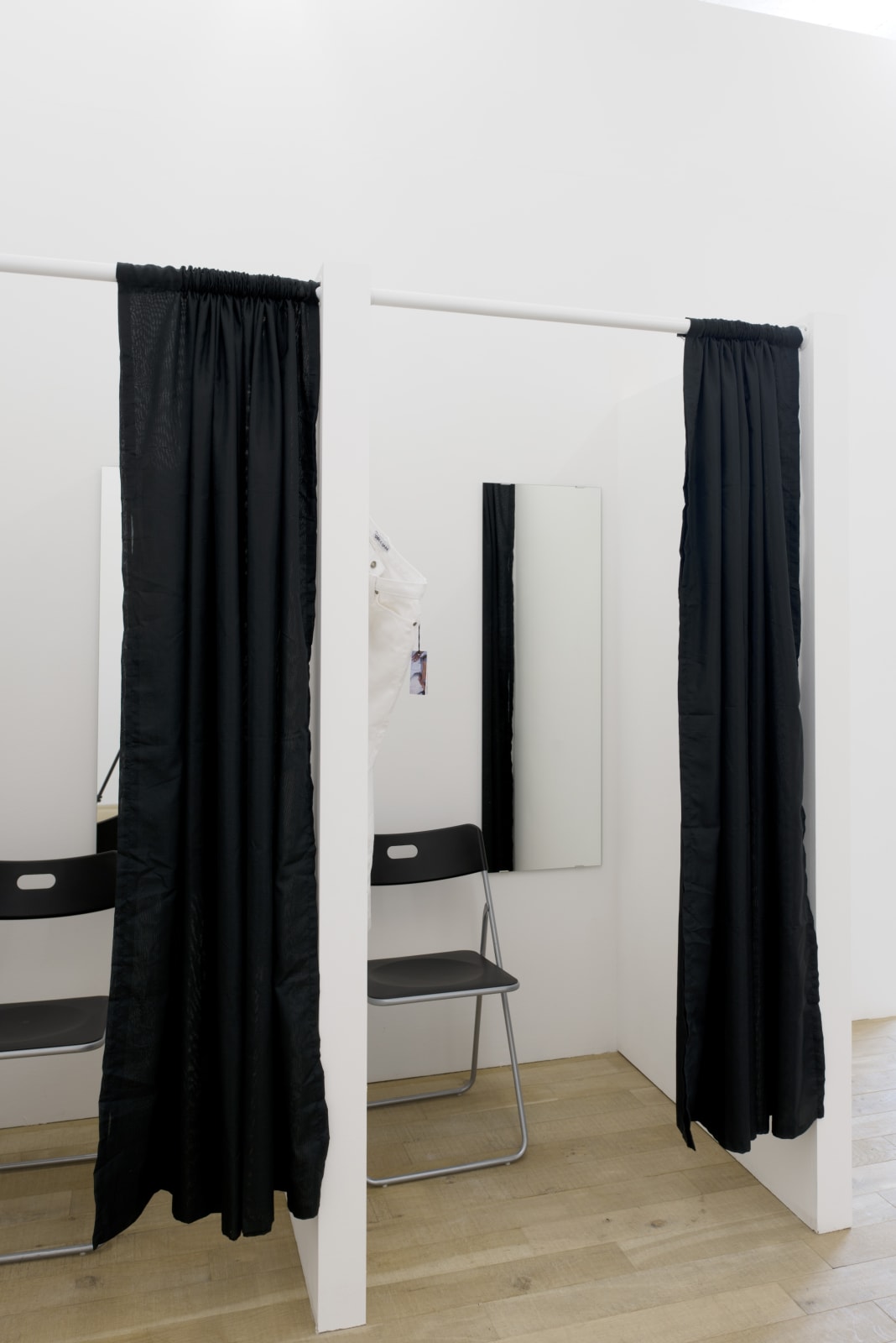 Installation view, Tobias Kaspar: Holiday, Galerie Peter Kilchmann, Zurich, Switzerland, 2014, Photo: Sebastian Schaub