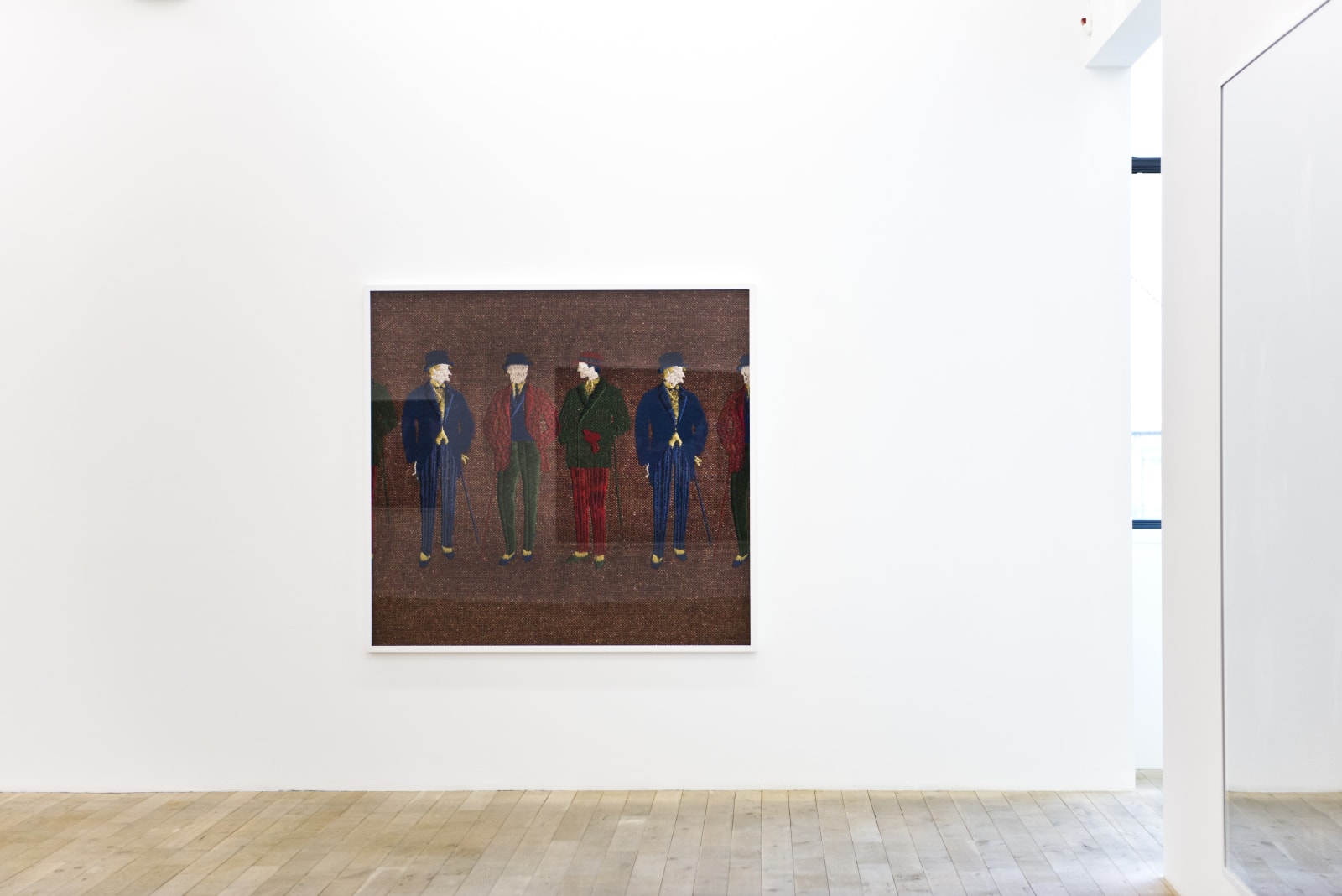 Installation view, Tobias Kaspar: The Category Is, Galerie Peter Kilchmann, Zurich, Switzerland, 2019, Photo: Sebastian Schaub