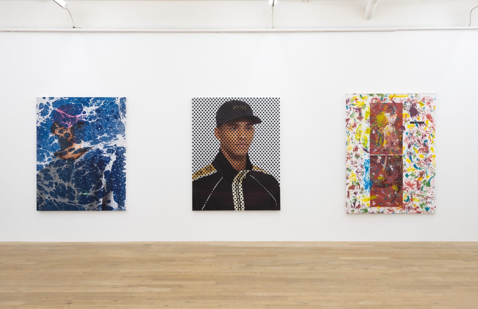 Installation view, Tobias Kaspar: Personal Shopper, Galerie Peter Kilchmann, Zurich, Switzerland, 2022, Photo: Sebastian Schaub
