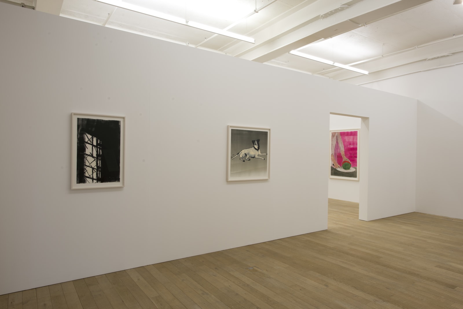 Installation view, Zilla Leutenegger: Casa Blanca, Galerie Peter Kilchmann, Zurich, Switzerland, 2017, Photo: Sebastian Schaub