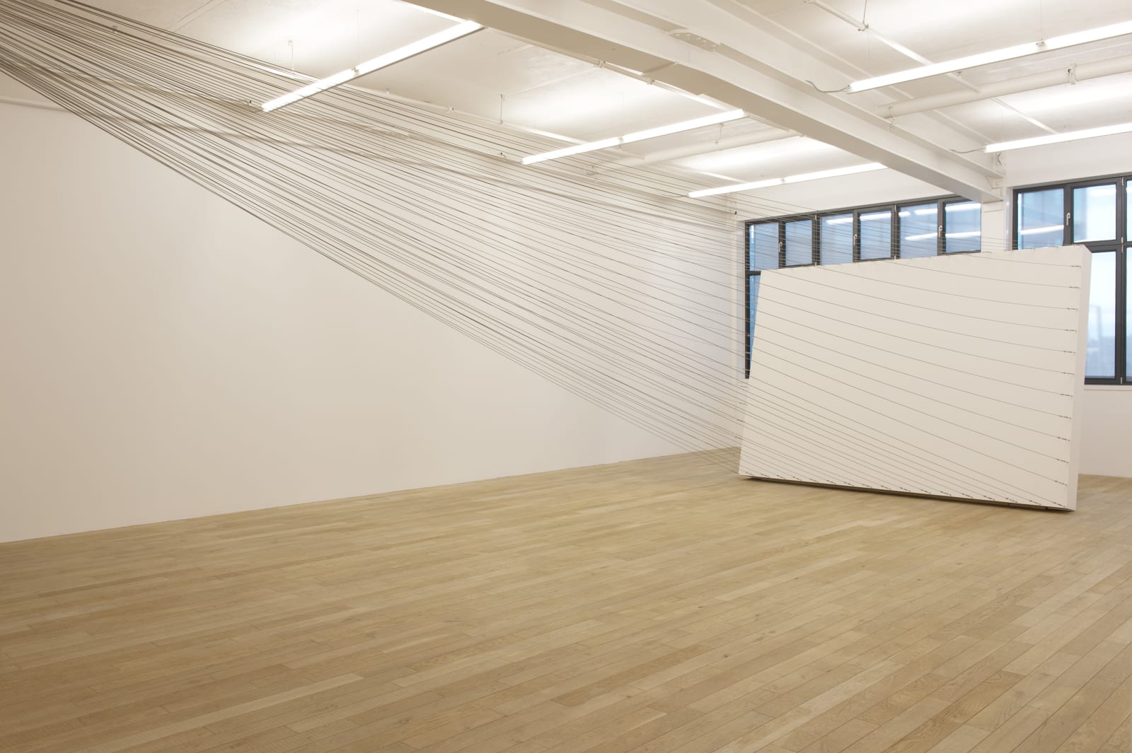 Installation view, Jorge Macchi: Light and Weight, Galerie Peter Kilchmann, Zurich, Switzerland, 2012