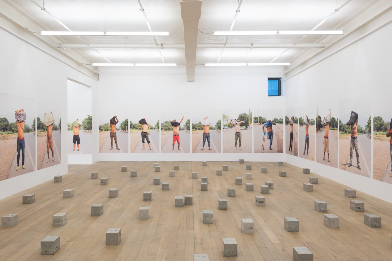 Installation view, Teresa Margolles: Estorbo, Galerie Peter Kilchmann, Zurich, Switzerland, 2022, Photo: Sebastian Schaub