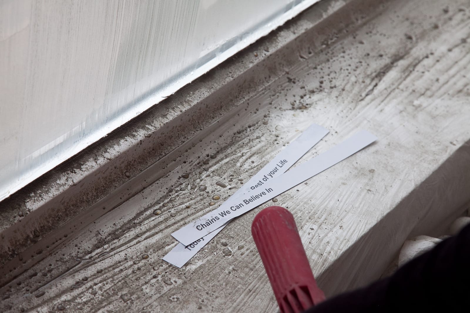 Installation view, Maja Bajević: To Be Continued, DAAD Galerie, Berlin, Germany, 2012