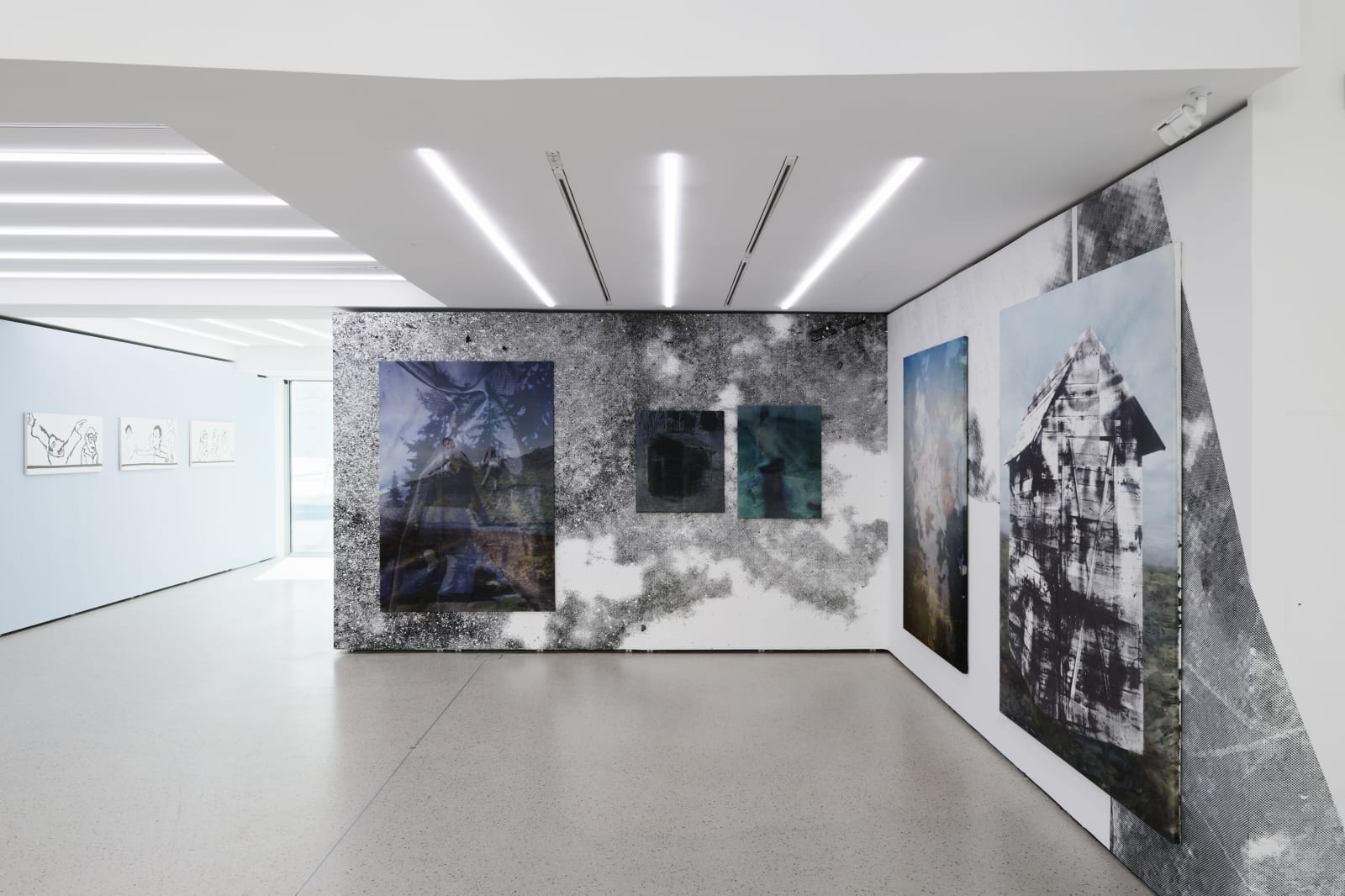 Installation view, Horizons, Fondation Pernod Ricard, Paris, France, cur. Clément Dirié, 2023