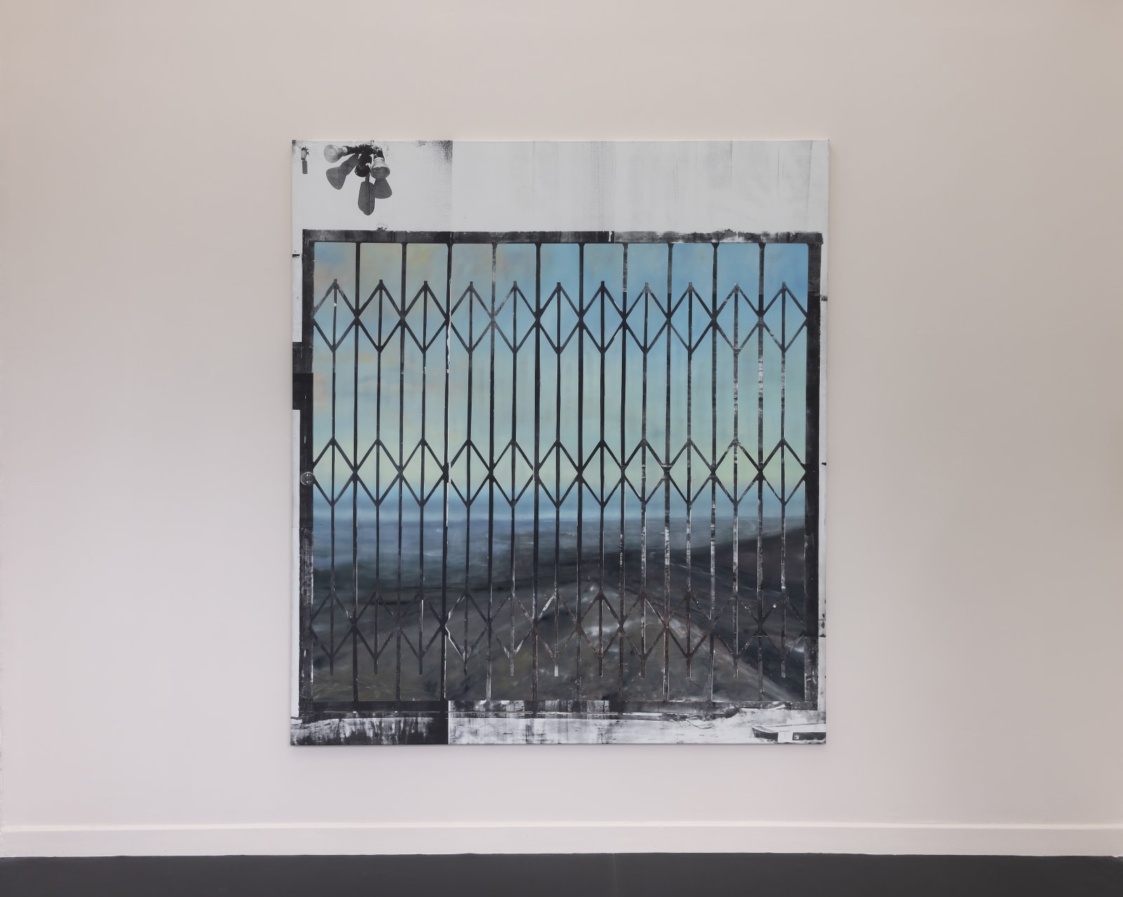 Installation view, Eva Nielsen: Hypersurface, Le point commun, Annecy, France, 2020