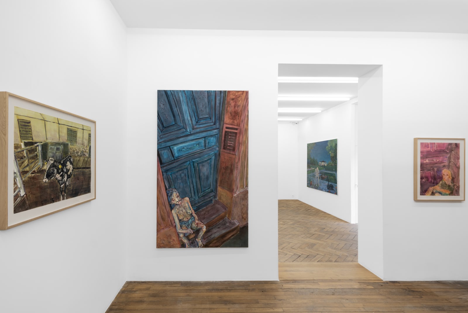 Exhibition views, Andriu Deplazes, Plaines en jachère, Galerie Peter Kilchmann, Paris, 2023. Photo: Axel Fried