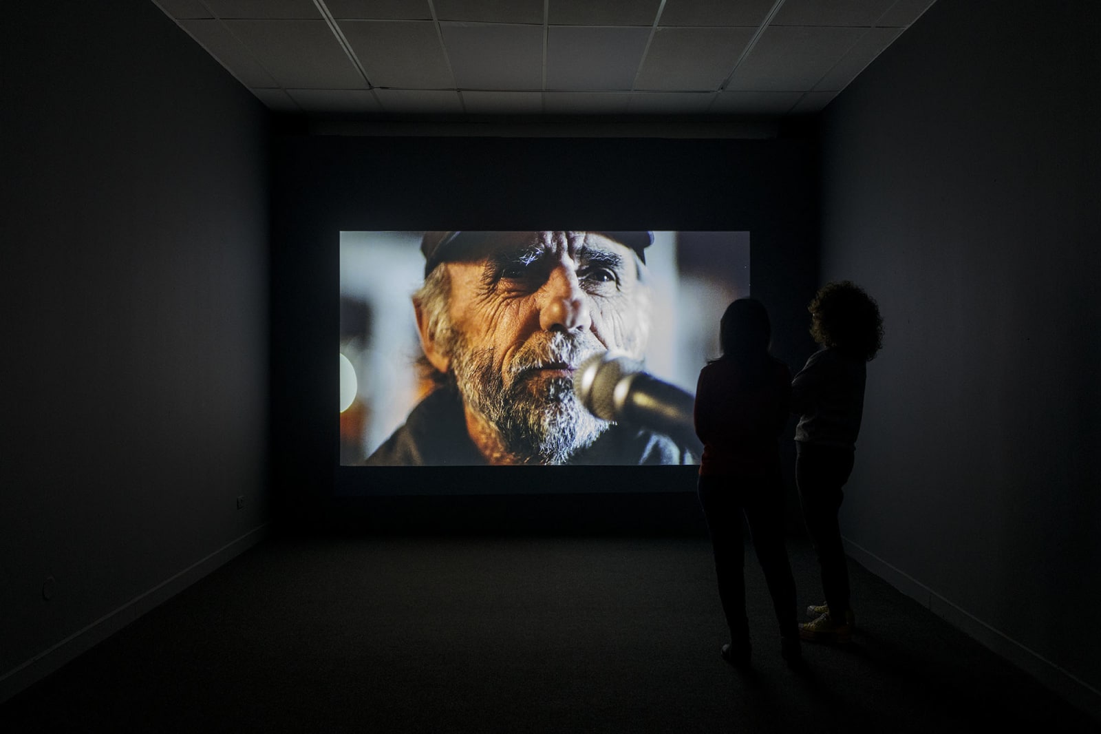 Installation views: Adrian Paci, Still Voices, Haifa Museum of Art, Israel, 2022. Photos: Elie Posner