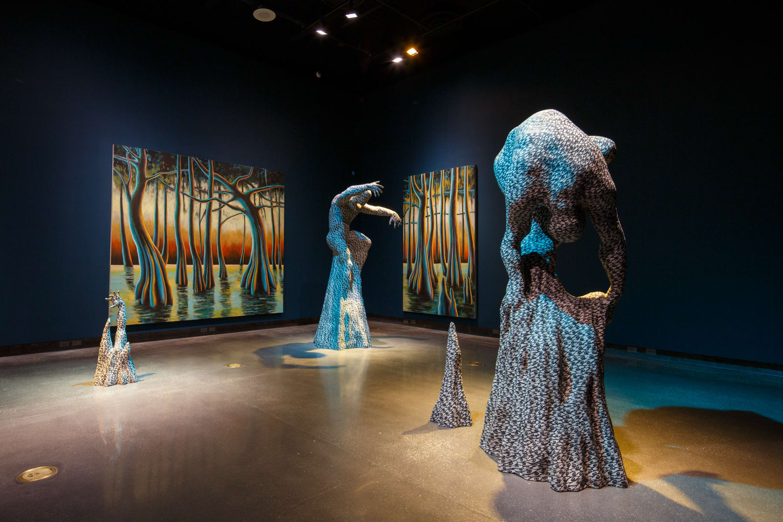 Exhibition views: Didier William, 'Prospect.6: Gesture to Home', exhibition view. Courtesy: the artist and Prospect.6 New Orleans; photograph: Amber Shields