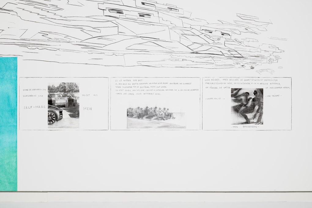 Installation views: What is the dream that makes you dream?, Kunsthalle Mainz, Mainz, Germany, 2025. Photos: Moritz Bernoully