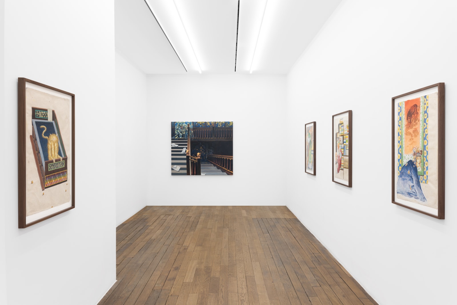 Exhibition view: Valentin Rilliet, The Dream Synopsis, Galerie Peter Kilchmann, Paris, 2025. Photo: Hafid Lhachmi.