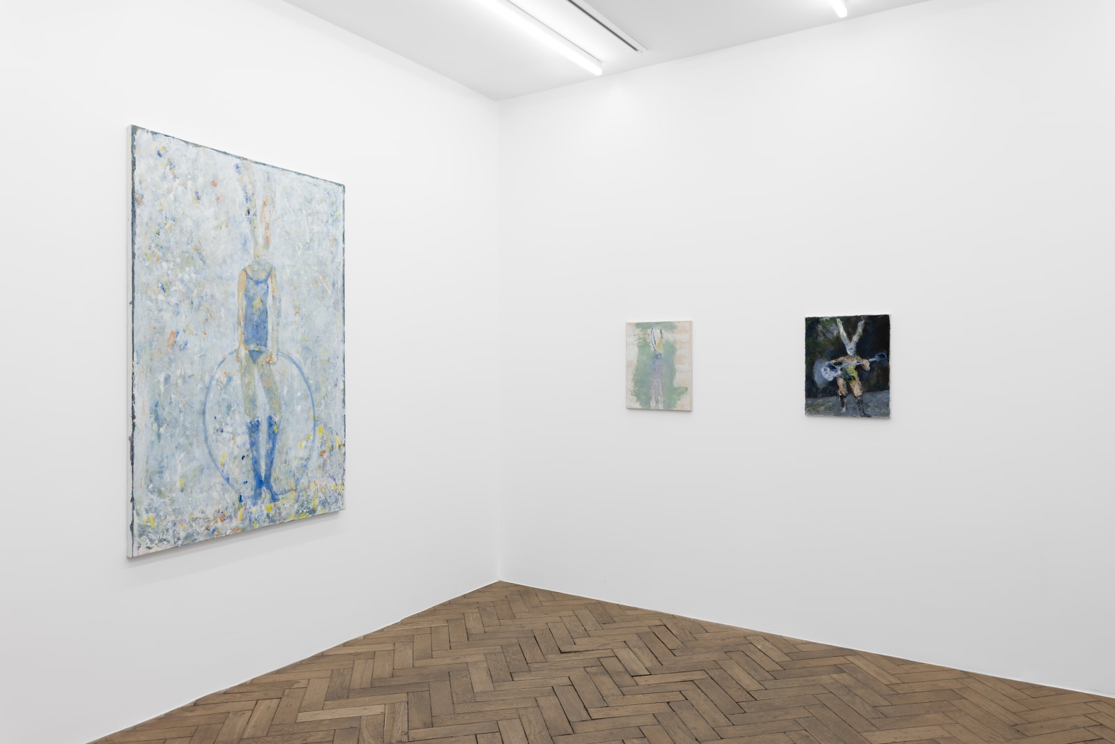 Installation views: Valérie Favre, Un billet pour quatre pièces, Galerie Peter Kilchmann, Paris, 2025. Photos: Hafid Lhachmi