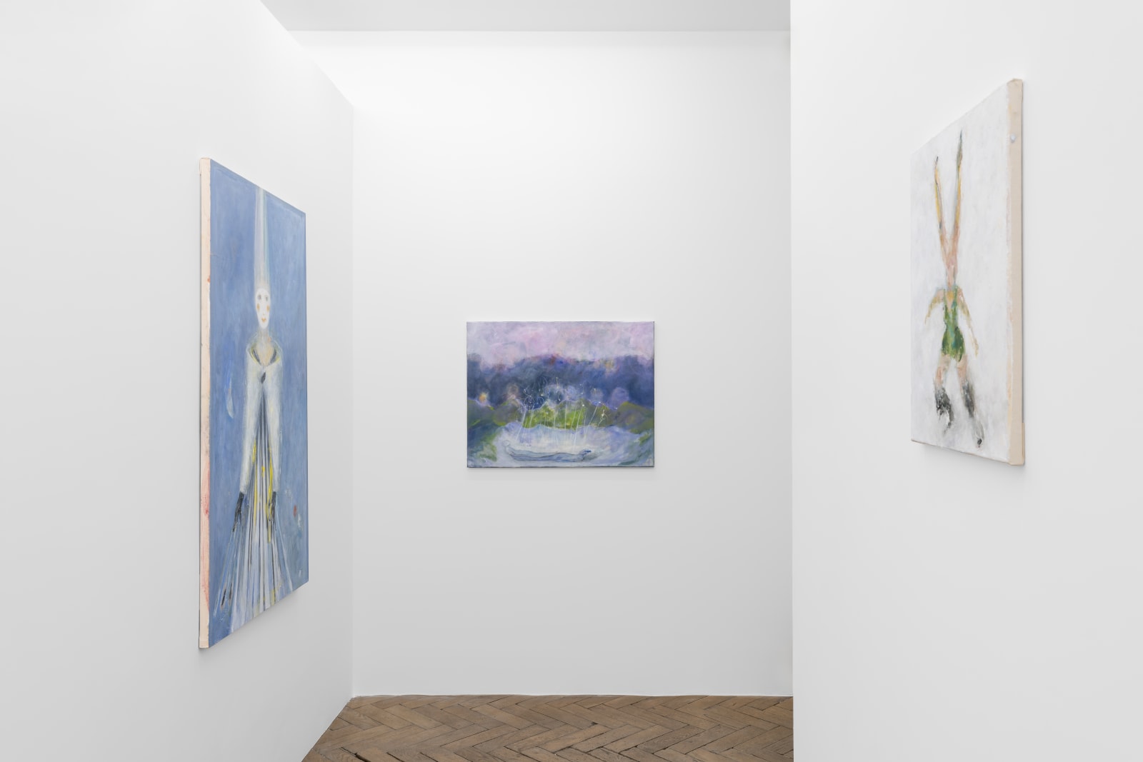 Installation views: Valérie Favre, Un billet pour quatre pièces, Galerie Peter Kilchmann, Paris, 2025. Photos: Hafid Lhachmi