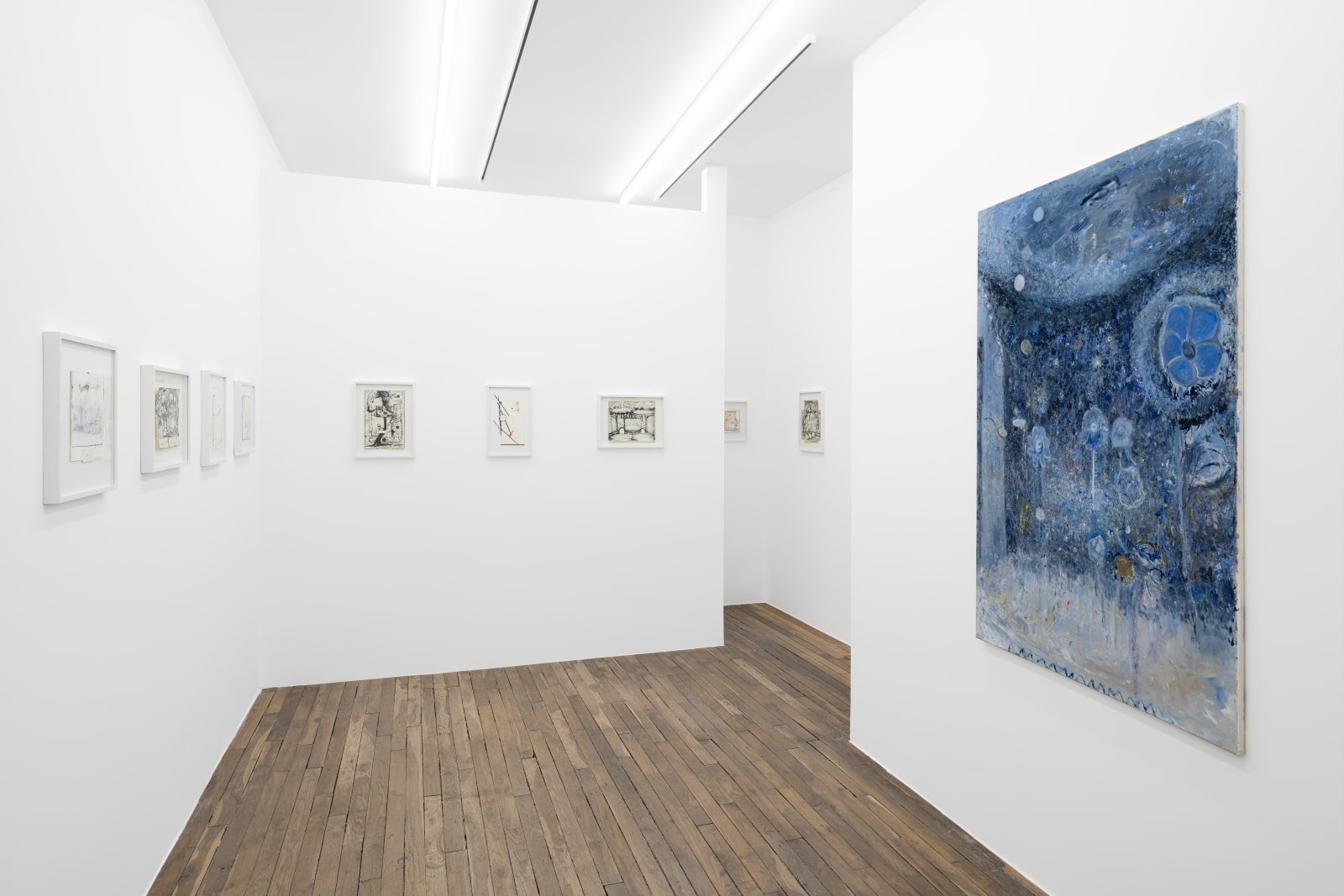 Installation views: Valérie Favre, Un billet pour quatre pièces, Galerie Peter Kilchmann, Paris, 2025. Photos: Hafid Lhachmi