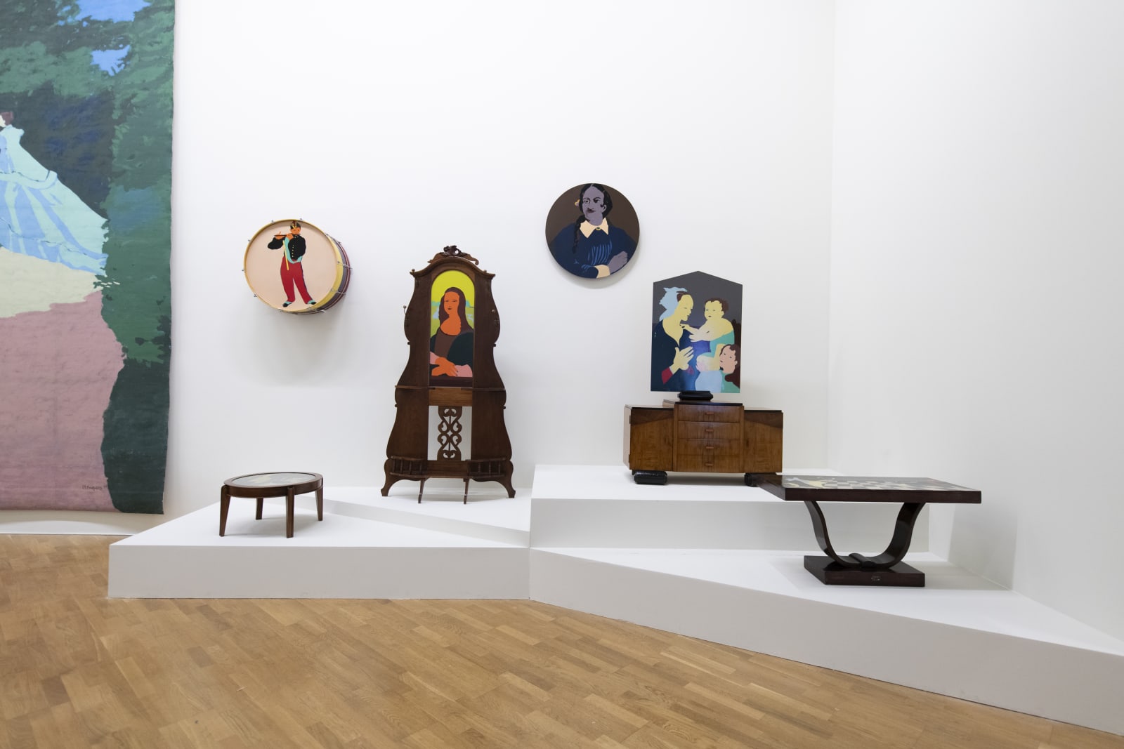 Exhibition views: Beatriz González, The Images in Transit, Pinacoteca de São Paulo, Brazil. Photo: Dominic Montagem