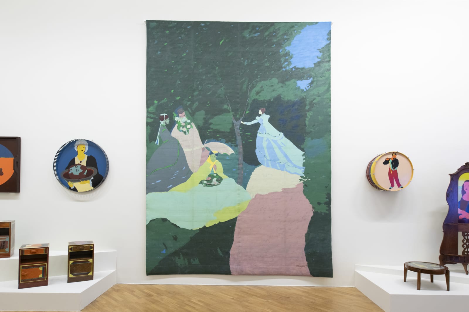 Exhibition views: Beatriz González, The Images in Transit, Pinacoteca de São Paulo, Brazil. Photo: Dominic Montagem