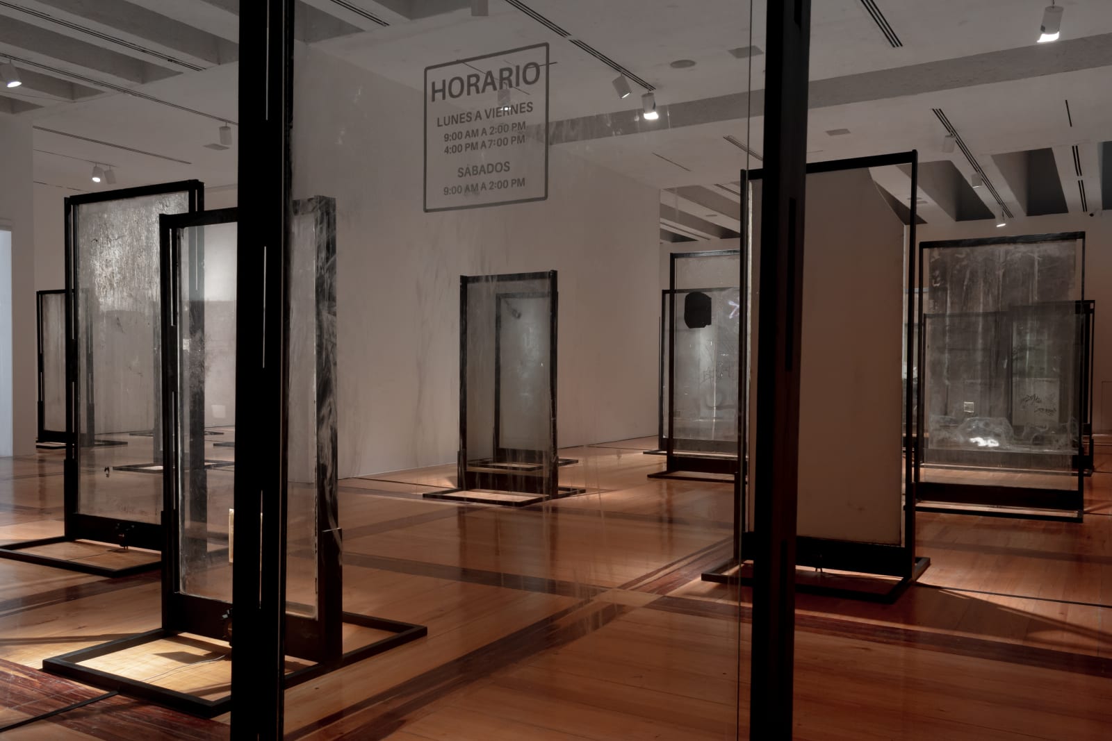 Exhibition views: Teresa Margolles, Cómo Salimos?, Museum MARCO, Monterrey, Mexico. Photos: Arthur Mora