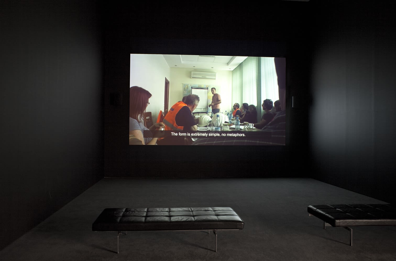 Installation view, Artur Zmijewski: Project 91, MoMA Museum of Modern Art, New York, US, 2008-2009