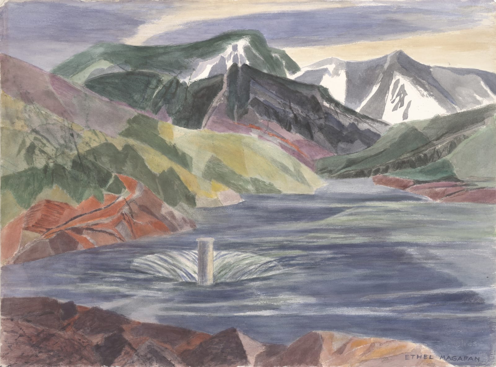 Ethel Magafan, Silverjack Reservoir, 1971