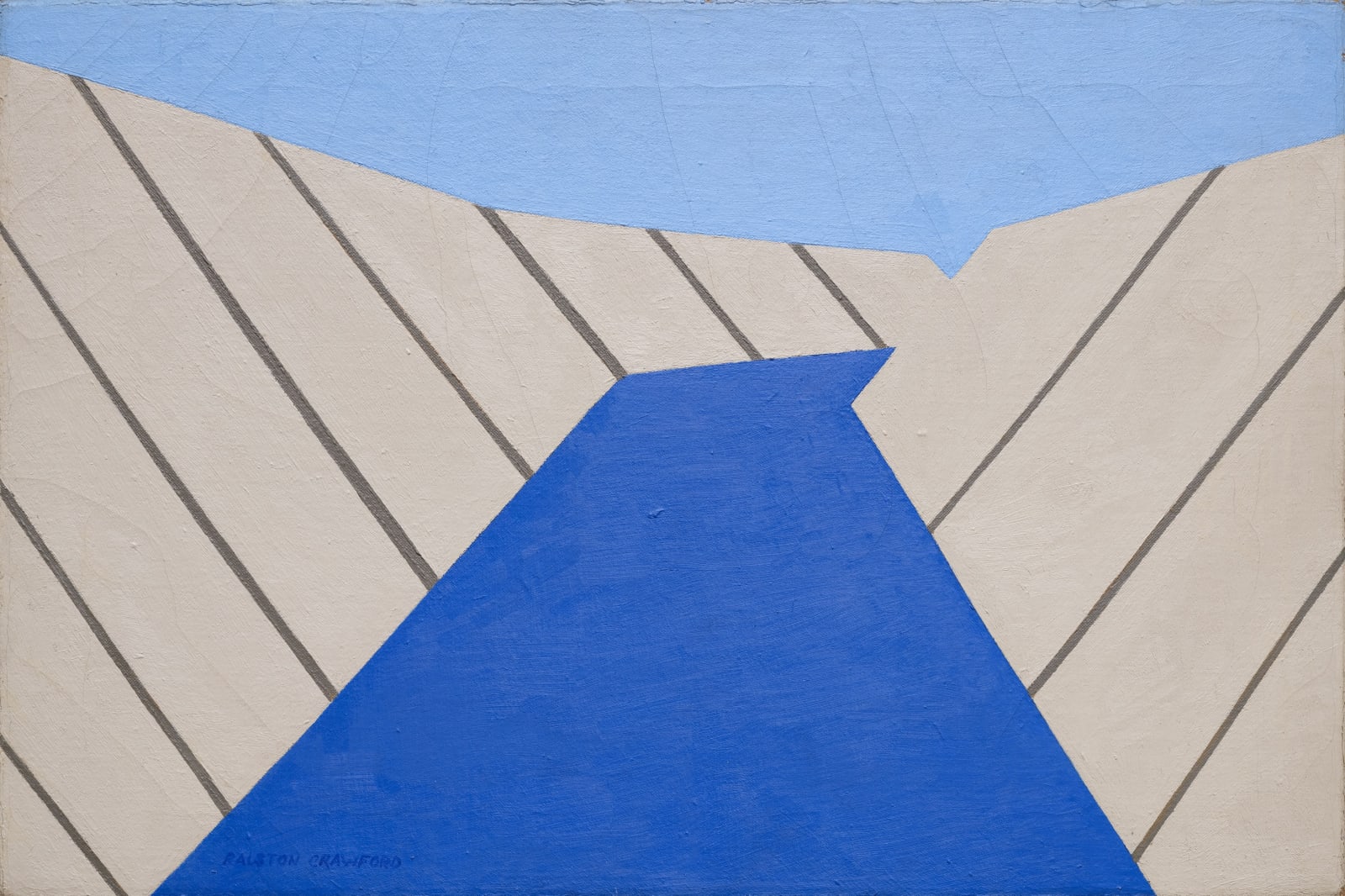Ralston Crawford, Banks Lake Feeder Canal, 1973