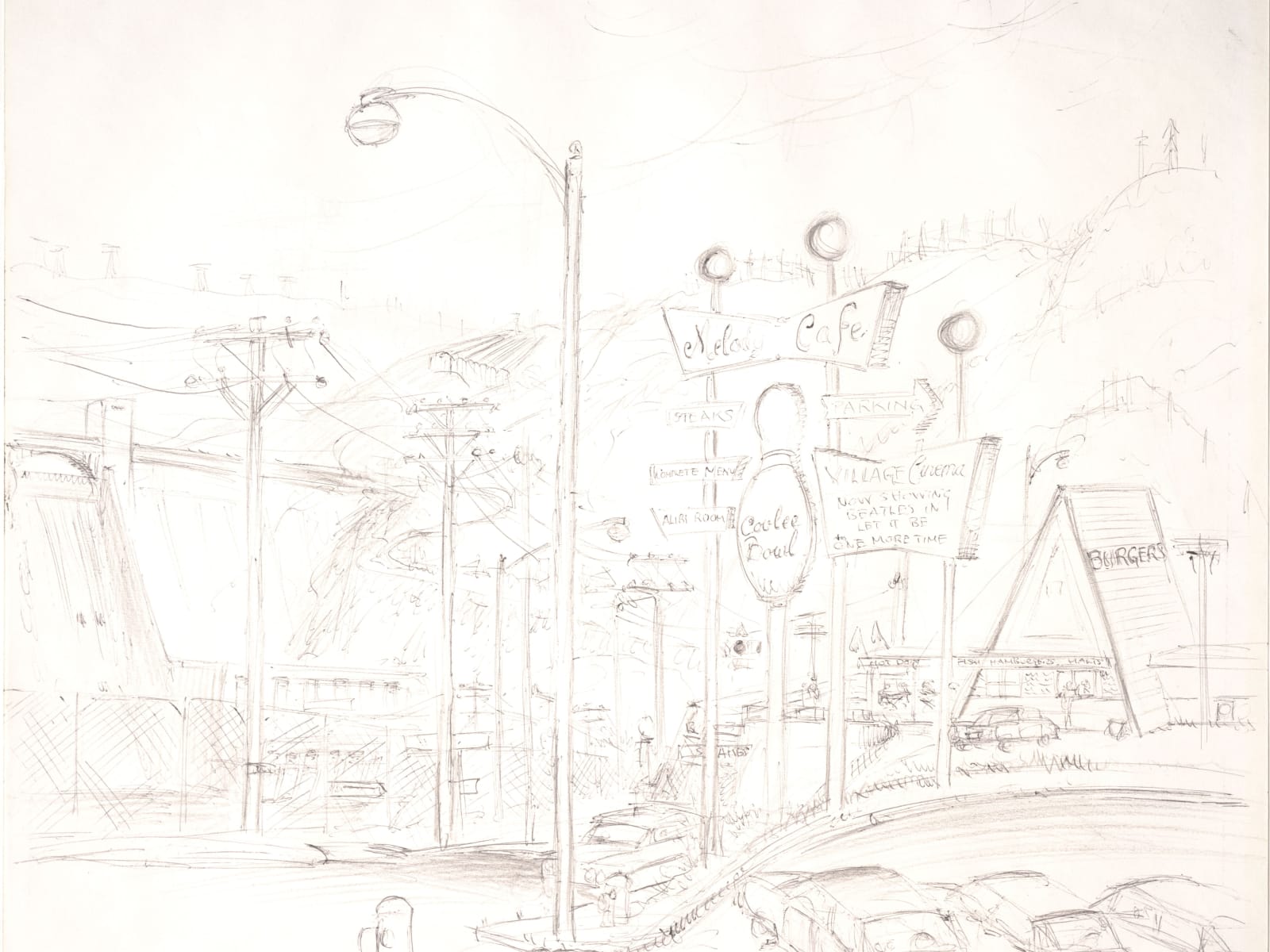 Hereward Lester Cooke, Street Scene Grand Coulee