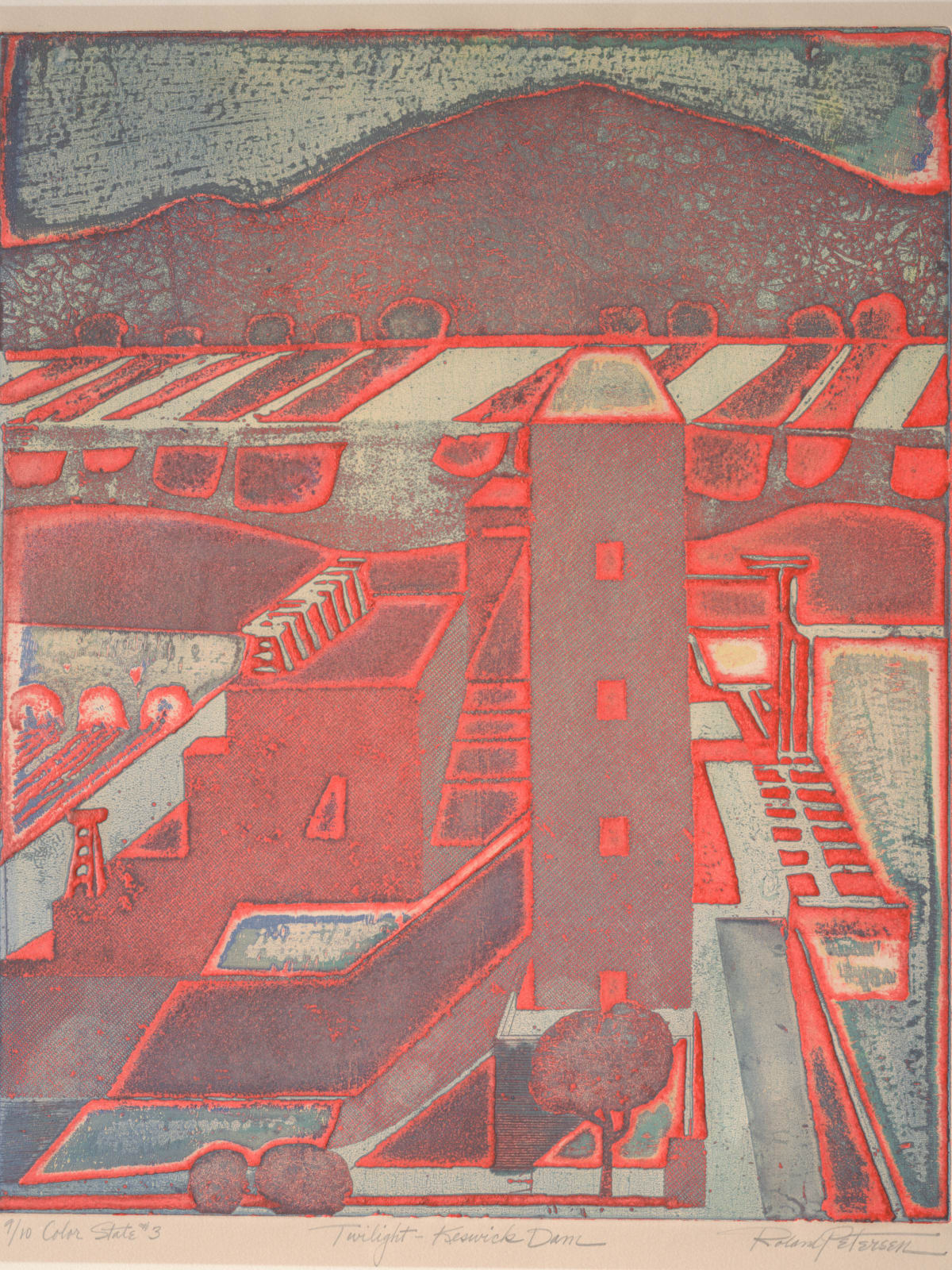 Roland Petersen, Twilight - Keswick Dam, 1970