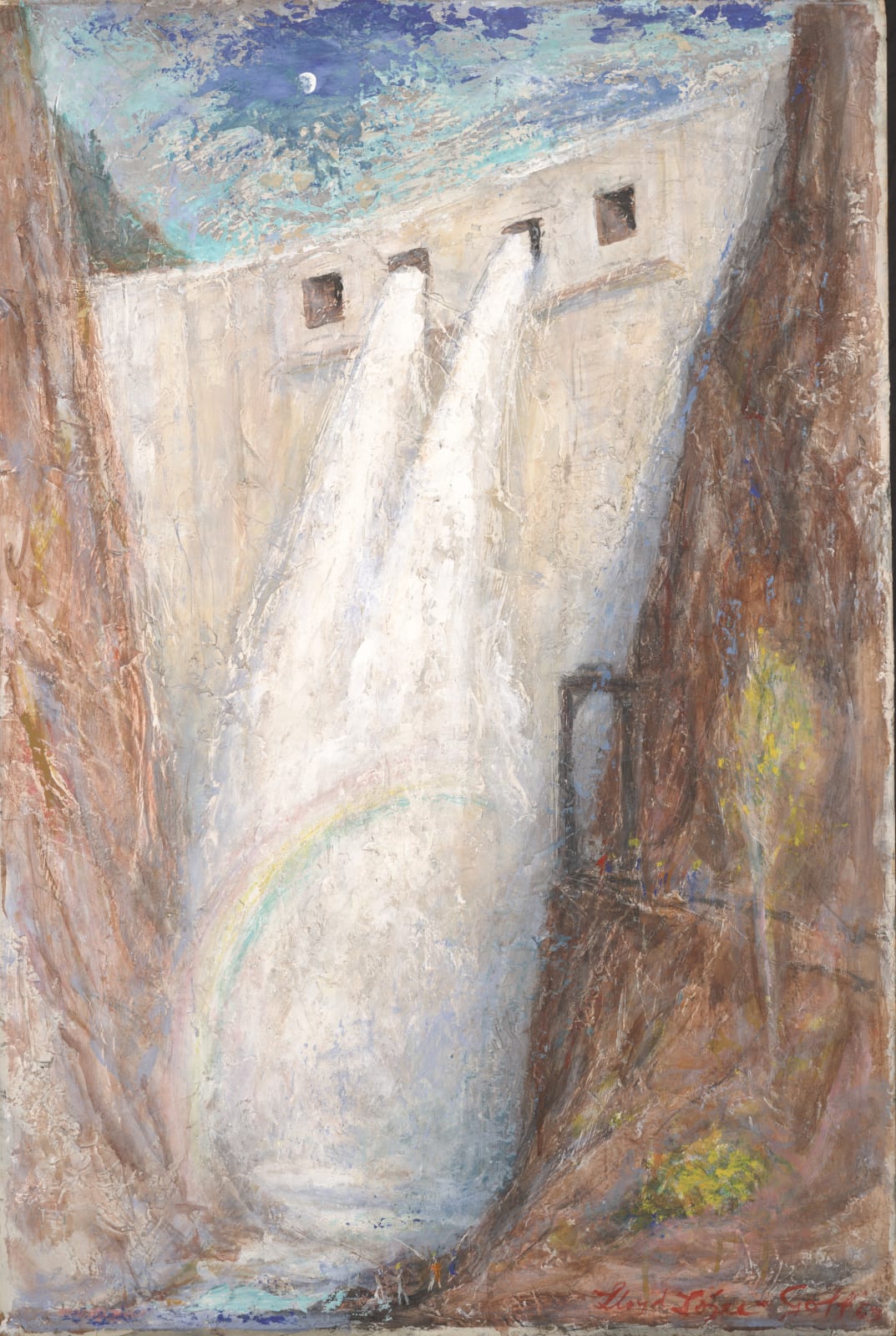 Lloyd Lozes Goff, Morrow-Point Fall, 1969