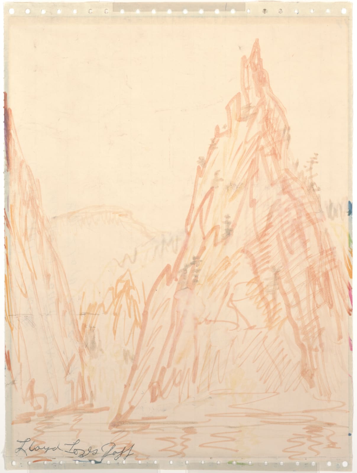 Lloyd Lozes Goff, Curecanti Needle, 1969
