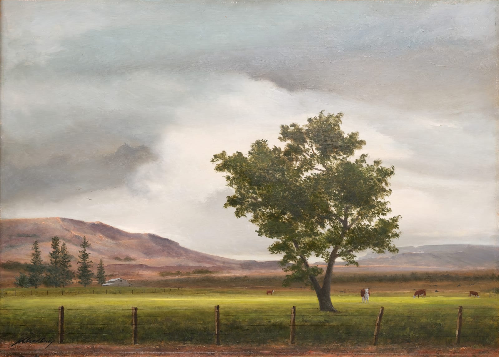 Jack Bradbury, Pastoral, 1971