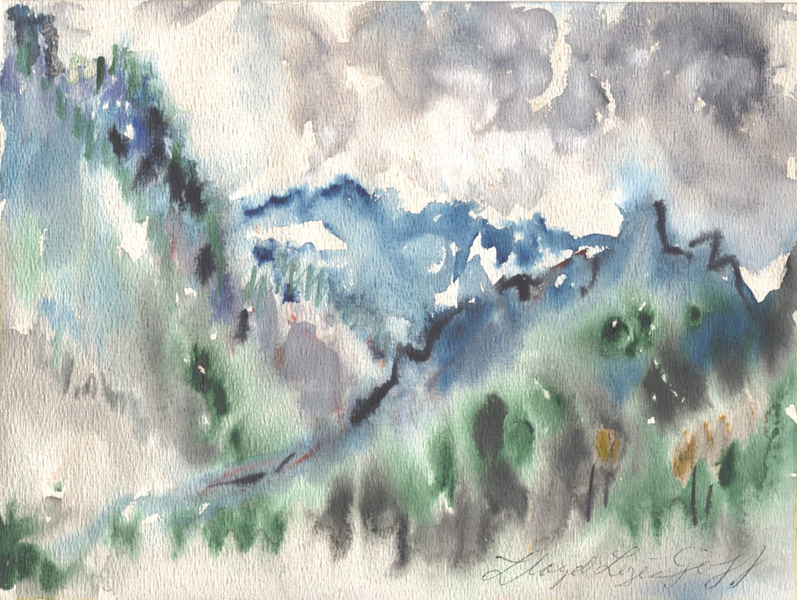 Lloyd Lozes Goff, Uncompahgre Range, 1969