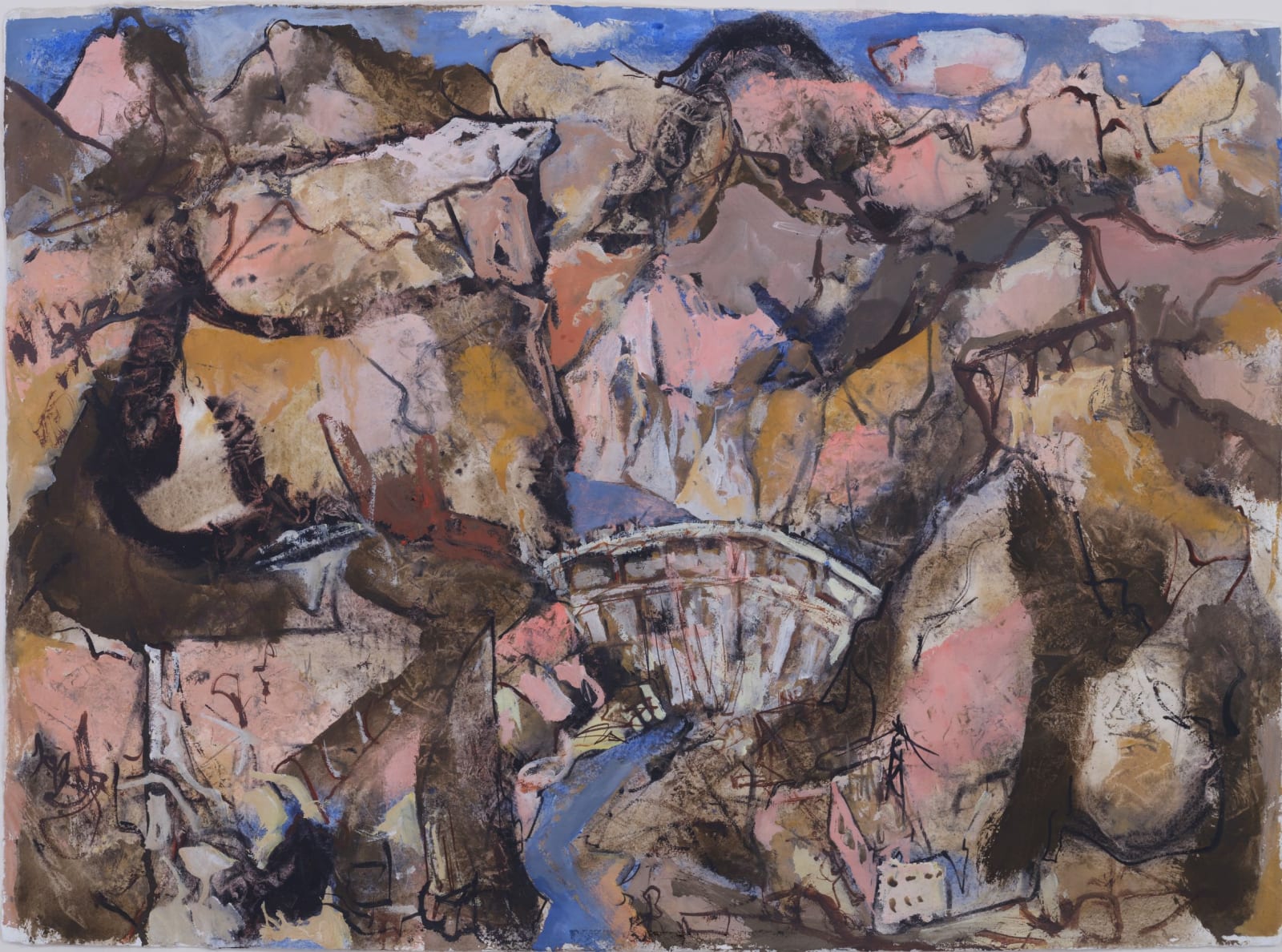 Kenneth Callahan, Hoover Dam, 1969