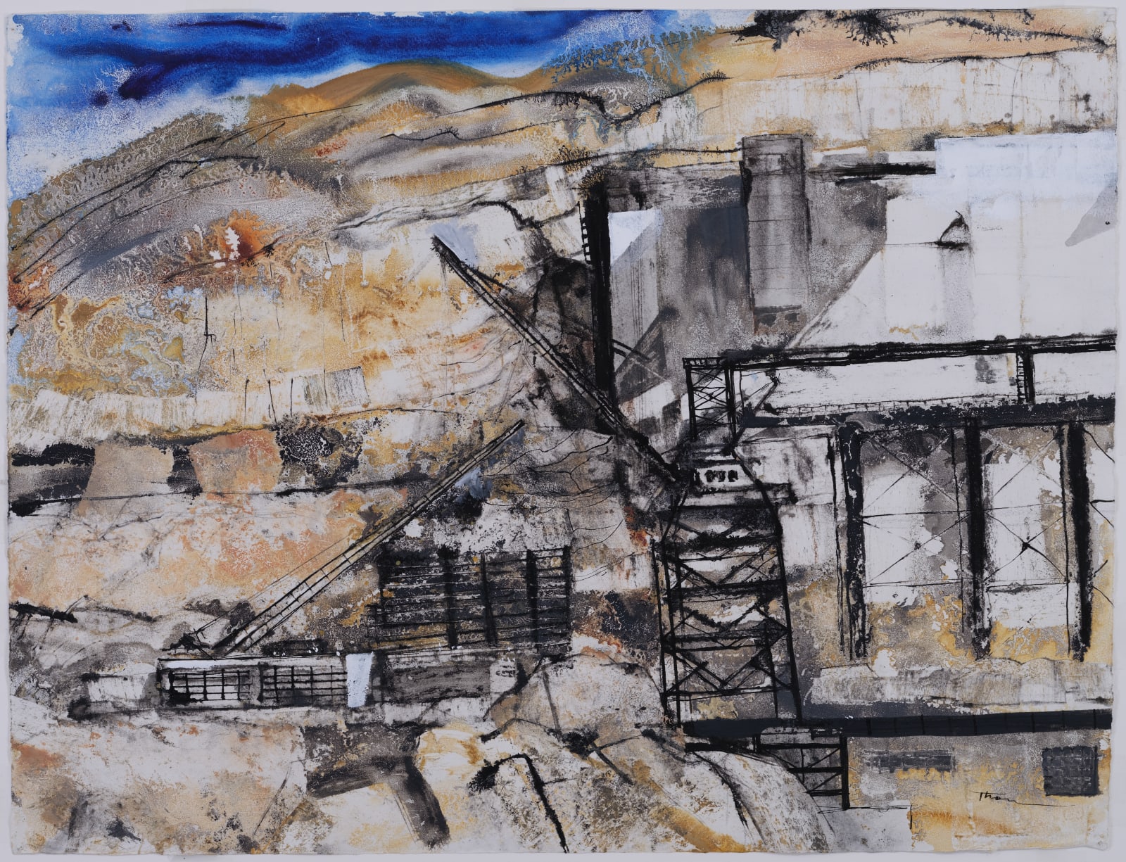 William Thon, Construction on Third, 1969